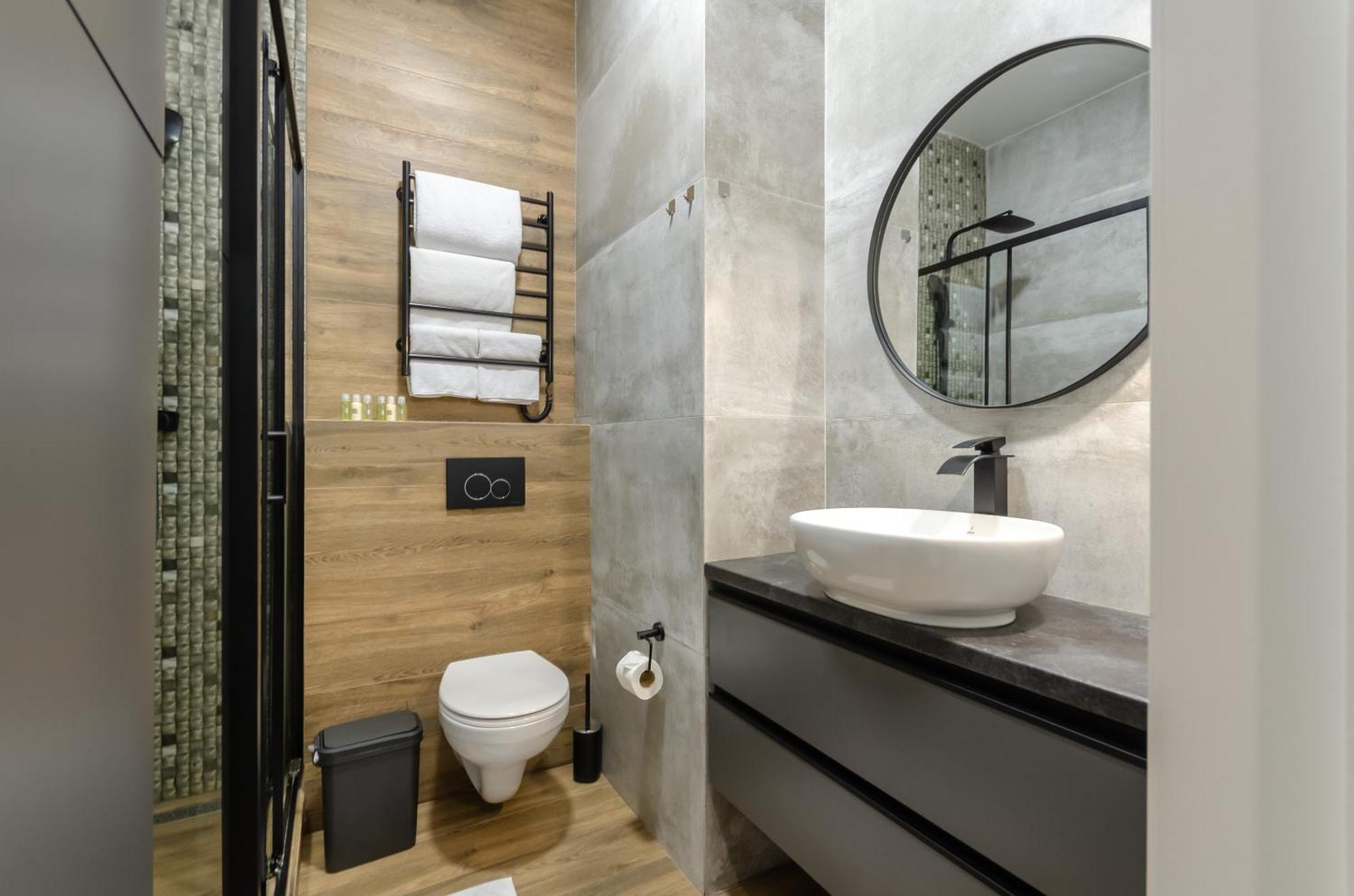 Petrovdom Apartments 12-131B In Rc "Yaroslaviv Grad", Bulvarno-Kudriavska 17B Киев Екстериор снимка